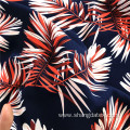 High Quality Rayon 45 Printed With Colorful Leaves